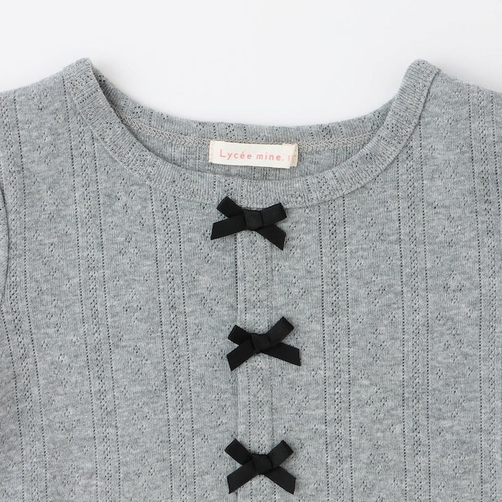 日本童裝 Ly# mine 蝴蝶結上衣 100-150cm 女童款 夏季 TOPS