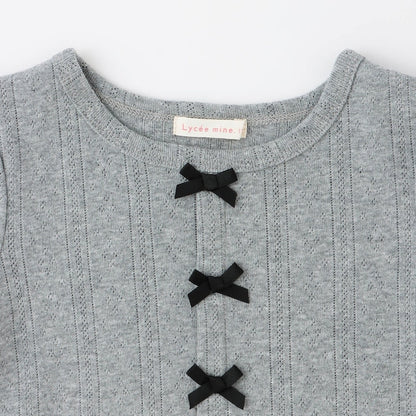 日本童裝 Ly# mine 蝴蝶結上衣 100-150cm 女童款 夏季 TOPS