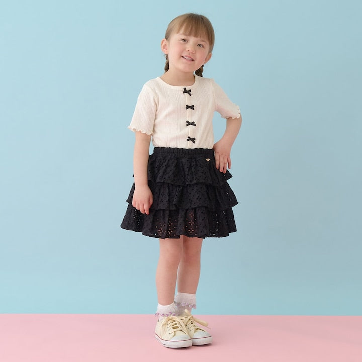 日本童裝 Ly# mine 蝴蝶結上衣 100-150cm 女童款 夏季 TOPS