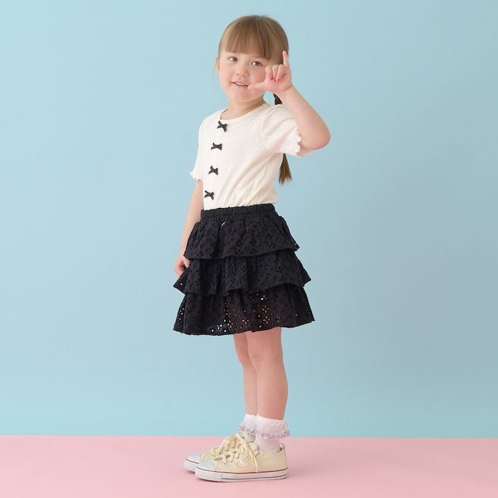 日本童裝 Ly# mine 蝴蝶結上衣 100-150cm 女童款 夏季 TOPS
