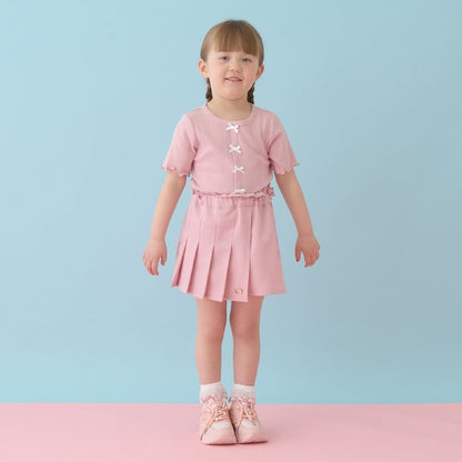 日本童裝 Ly# mine 蝴蝶結上衣 100-150cm 女童款 夏季 TOPS