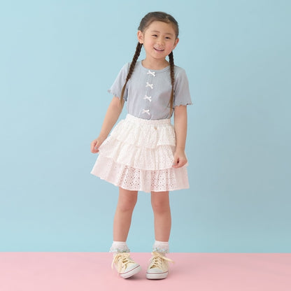 日本童裝 Ly# mine 蝴蝶結上衣 100-150cm 女童款 夏季 TOPS