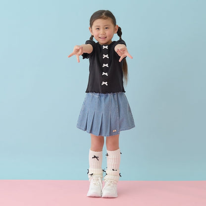 日本童裝 Ly# mine 蝴蝶結上衣 100-150cm 女童款 夏季 TOPS