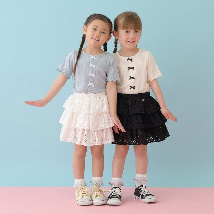 日本童裝 Ly# mine 蝴蝶結上衣 100-150cm 女童款 夏季 TOPS
