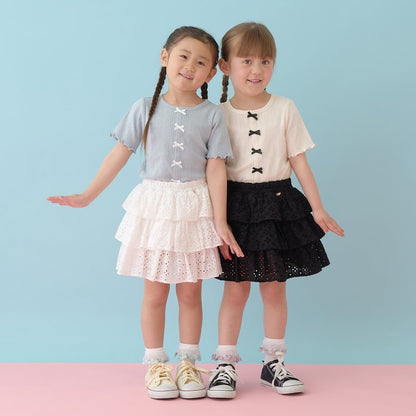 日本童裝 Ly# mine 蝴蝶結上衣 100-150cm 女童款 夏季 TOPS