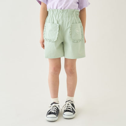 Japanese children's clothing Ly# mine tank top and shorts set 100-150cm girls summer TOPS PANTS 