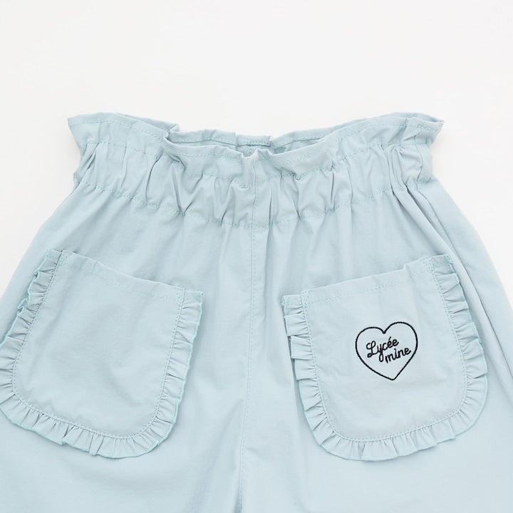 Japanese children's clothing Ly# mine tank top and shorts set 100-150cm girls summer TOPS PANTS 