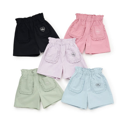 Japanese children's clothing Ly# mine tank top and shorts set 100-150cm girls summer TOPS PANTS 