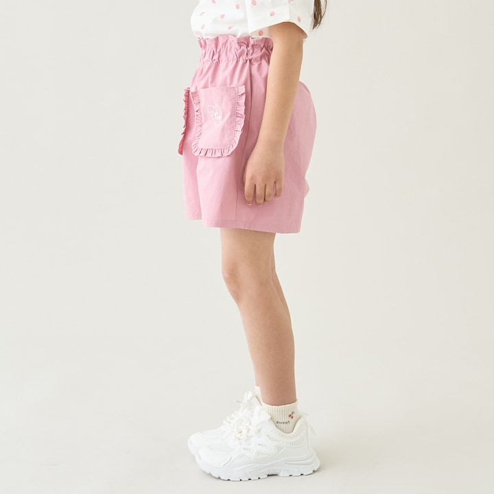 Japanese children's clothing Ly# mine tank top and shorts set 100-150cm girls summer TOPS PANTS 