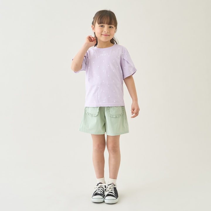 Japanese children's clothing Ly# mine tank top and shorts set 100-150cm girls summer TOPS PANTS 