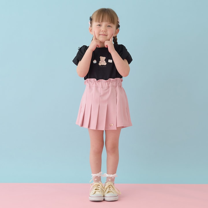 日本童裝 Ly# mine 百摺裙褲 100-150cm 女童款 PANTS