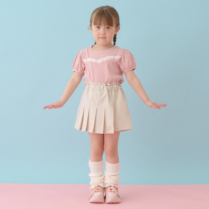 日本童裝 Ly# mine 百摺裙褲 100-150cm 女童款 PANTS