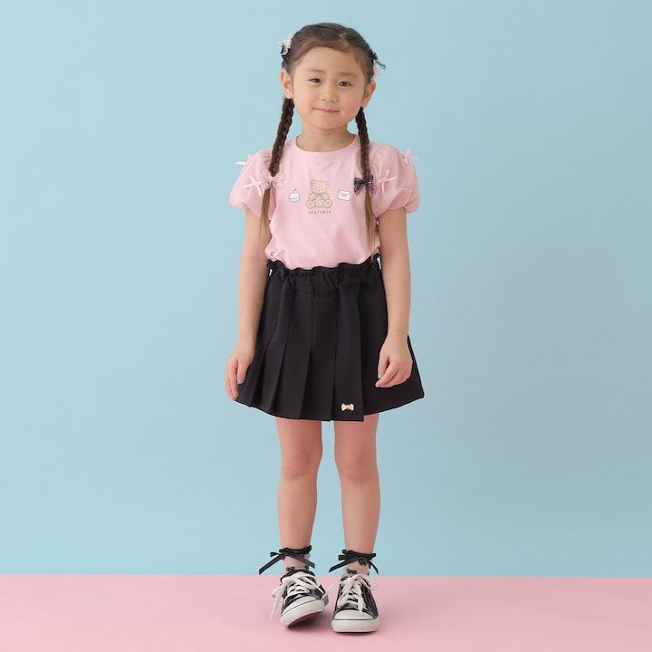 日本童裝 Ly# mine 百摺裙褲 100-150cm 女童款 PANTS