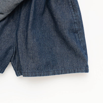 日本童裝 Ly# mine 牛仔百摺裙褲 100-150cm 女童款 PANTS