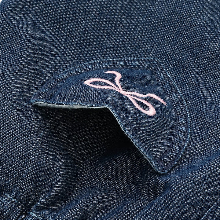 日本童裝 Ly# mine 牛仔百摺裙褲 100-150cm 女童款 PANTS