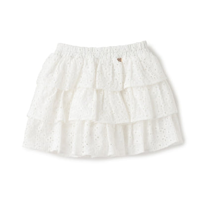 日本童裝 Ly# mine 棉質蕾絲層疊蛋糕裙 100-150cm 女童款 SKIRTS