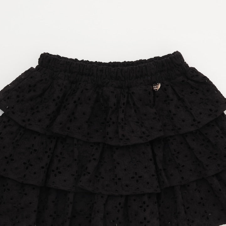 日本童裝 Ly# mine 棉質蕾絲層疊蛋糕裙 100-150cm 女童款 SKIRTS