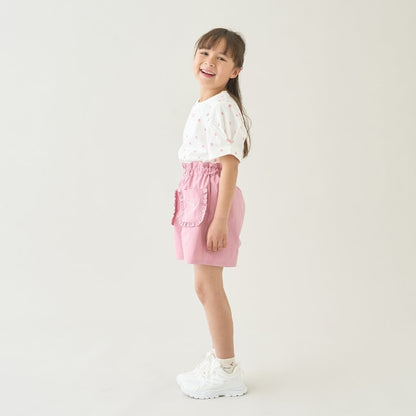 日本童裝 Ly# mine  防UV 防污系列 接觸冷感 【綿100％不易變形】刺繡字母上衣 90-150cm 女童款 夏季 TOPS