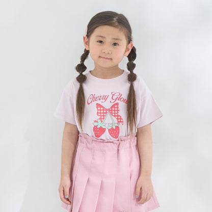Japanese children's clothing Ly# mine tank top and shorts set 100-150cm girls summer TOPS PANTS 
