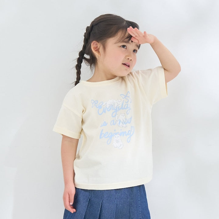 Japanese children's clothing Ly# mine tank top and shorts set 100-150cm girls summer TOPS PANTS 