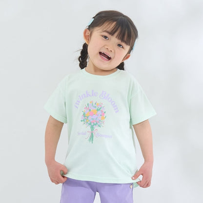 Japanese children's clothing Ly# mine tank top and shorts set 100-150cm girls summer TOPS PANTS 
