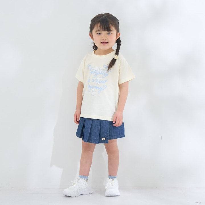 Japanese children's clothing Ly# mine tank top and shorts set 100-150cm girls summer TOPS PANTS 