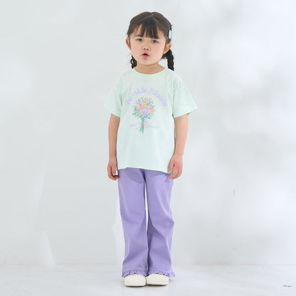 Japanese children's clothing Ly# mine tank top and shorts set 100-150cm girls summer TOPS PANTS 