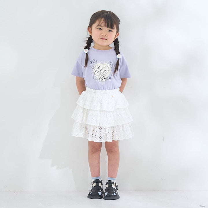 Japanese children's clothing Ly# mine tank top and shorts set 100-150cm girls summer TOPS PANTS 