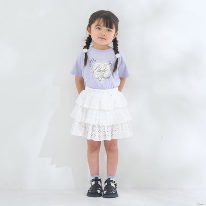 Japanese children's clothing Ly# mine tank top and shorts set 100-150cm girls summer TOPS PANTS 