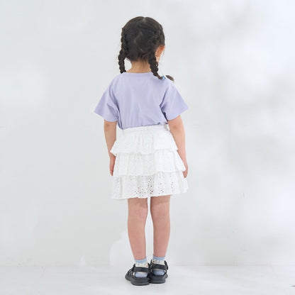 Japanese children's clothing Ly# mine tank top and shorts set 100-150cm girls summer TOPS PANTS 