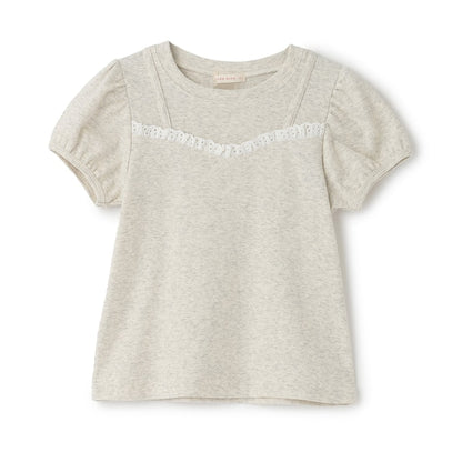 日本童裝 Ly# mine 假吊帶拼接蕾絲上衣 100-150cm 女童款 夏季 TOPS