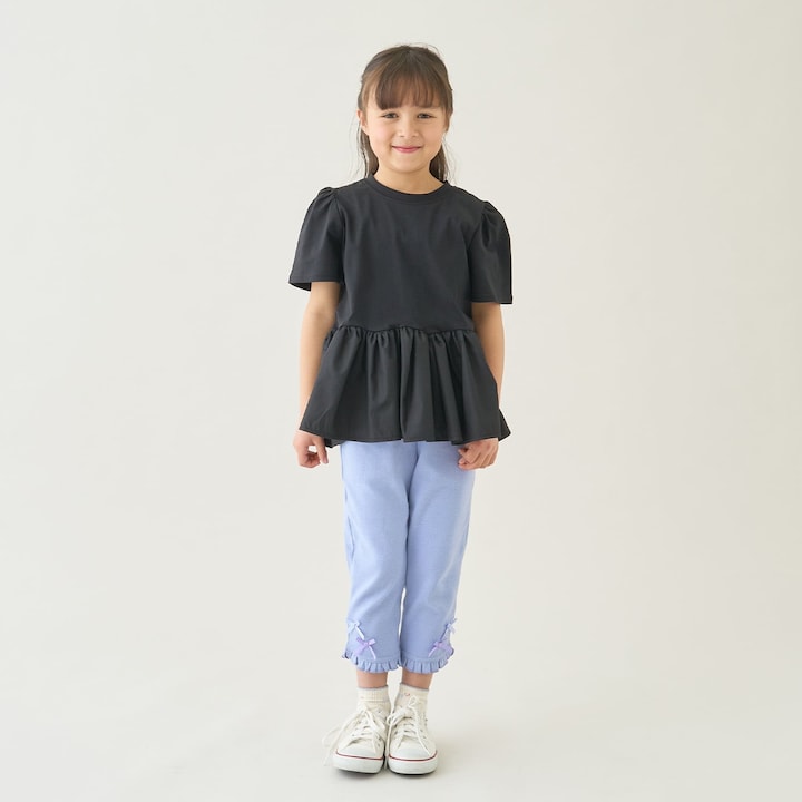 Japanese children's clothing Ly# mine tank top and shorts set 100-150cm girls summer TOPS PANTS 