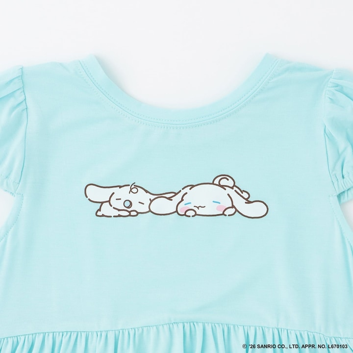 日本童裝 Ly# mine x Sanrio 2Way 前後兩著 接觸冷感 睡衣 100-140cm 女童款 夏季 睡衣系列
