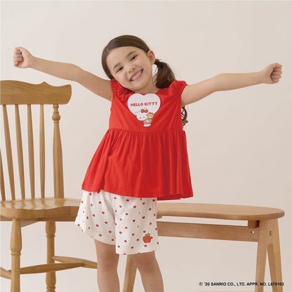 日本童裝 Ly# mine x Sanrio 2Way 前後兩著 接觸冷感 睡衣 100-140cm 女童款 夏季 睡衣系列