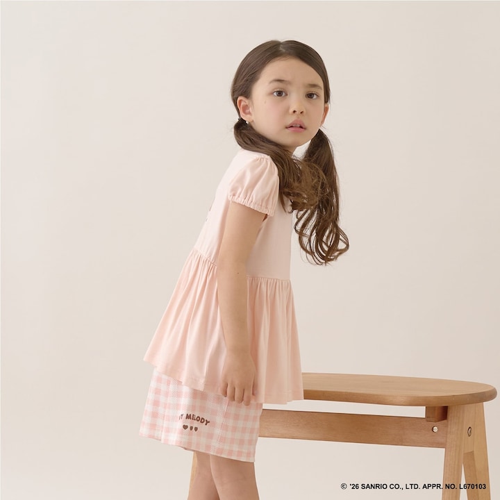 日本童裝 Ly# mine x Sanrio 2Way 前後兩著 接觸冷感 睡衣 100-140cm 女童款 夏季 睡衣系列