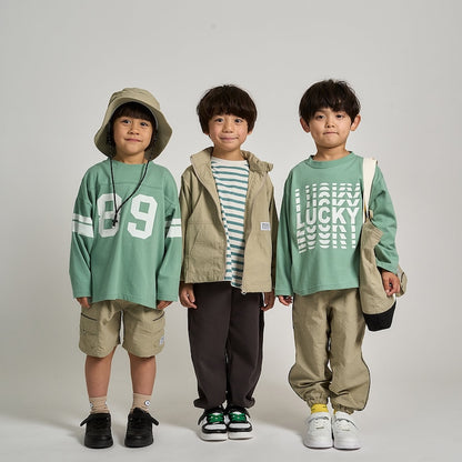 日本童裝 b・R# 防水系列 防污系列 防UV 耐用 運動長褲 100-150cm 男童款 夏季 PANTS