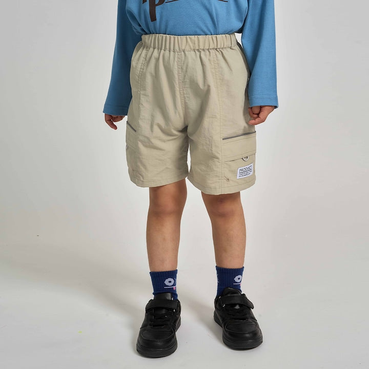 日本童裝 b・R# 防水系列 防污系列 防UV 耐用 運動工裝短褲 100-150cm 男童款 夏季 PANTS