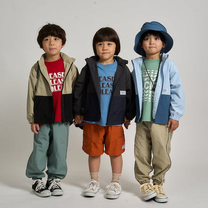 日本童裝 b・R# 防水系列 防污系列 防UV 耐用 運動工裝短褲 100-150cm 男童款 夏季 PANTS