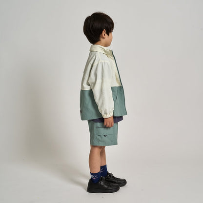 日本童裝 b・R# 防水系列 防污系列 防UV 耐用 運動外套 100-150cm 男童款 夏季 OUTERWEAR