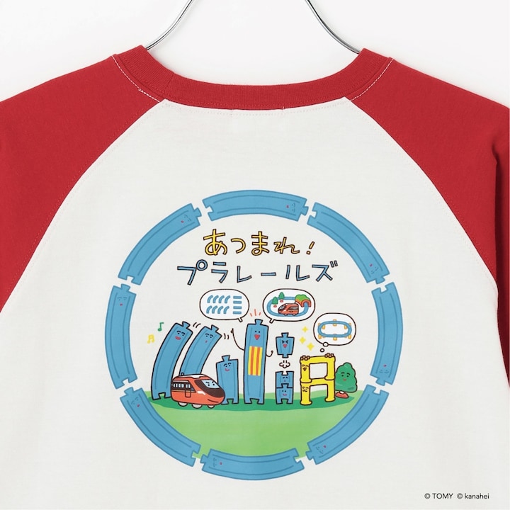 日本童裝 b・R# x 集合吧！PLARAIL玩具車 防污系列 吸水速乾 印花上衣 90-120cm 男童款 夏季 TOPS