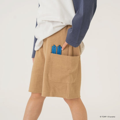 日本童裝 b・R# x 集合吧！PLARAIL玩具車 防污系列 吸水速乾 運動短褲 90-120cm 男童款 夏季 PANTS