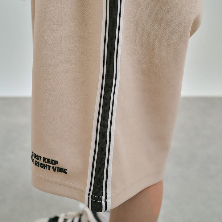 日本童裝 b・R# 側線運動短褲 100-150cm 男童款 夏季 PANTS