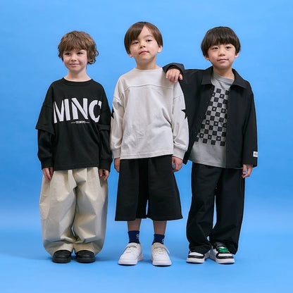 日本童裝 b・R# 防污系列 吸水速乾【不易變形】背面印花上衣 110-150cm 男童款 夏季 TOPS