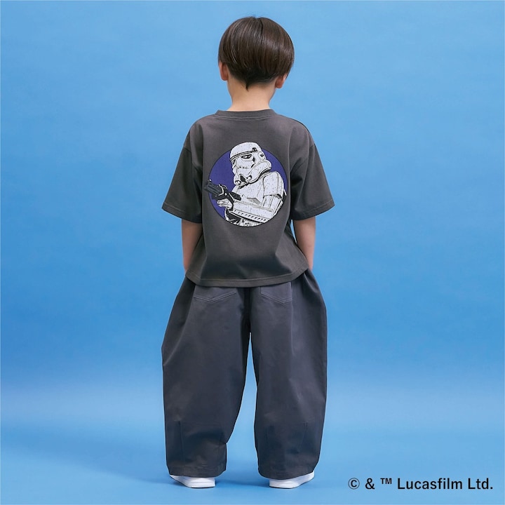 日本童裝 b・R# x STAR WARS 防污系列 吸水速乾【不易變形】印花上衣 110-150cm 男童款 夏季 TOPS
