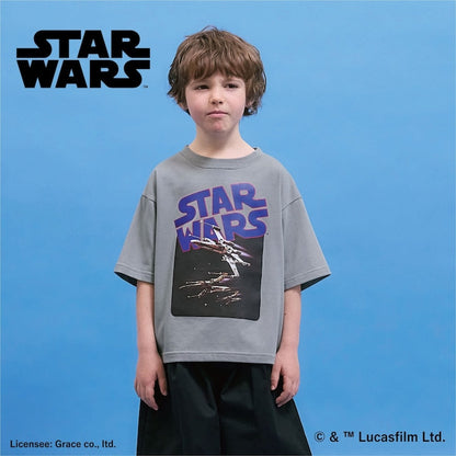 日本童裝 b・R# x STAR WARS 防污系列 吸水速乾【不易變形】印花上衣 110-150cm 男童款 夏季 TOPS
