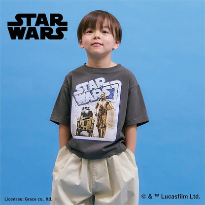 日本童裝 b・R# x STAR WARS 防污系列 吸水速乾【不易變形】印花上衣 110-150cm 男童款 夏季 TOPS