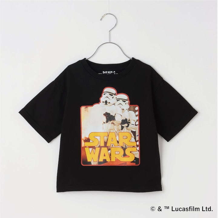 日本童裝 b・R# x STAR WARS 防污系列 吸水速乾【不易變形】印花上衣 110-150cm 男童款 夏季 TOPS