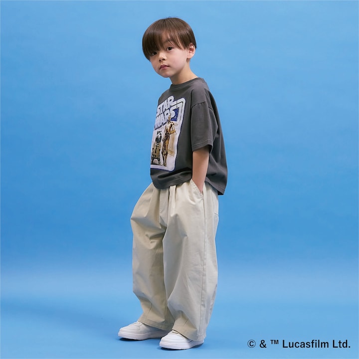 日本童裝 b・R# x STAR WARS 防污系列 吸水速乾【不易變形】印花上衣 110-150cm 男童款 夏季 TOPS
