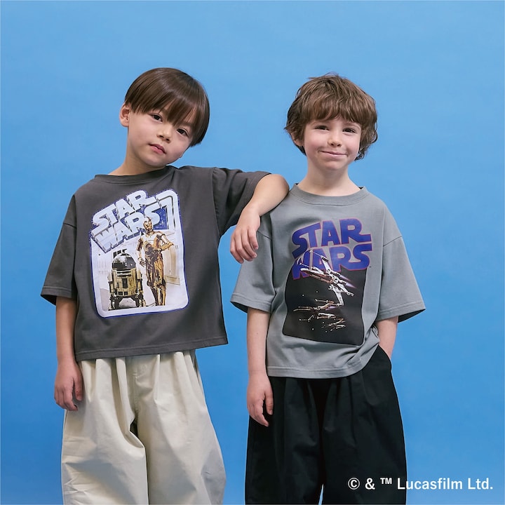 日本童裝 b・R# x STAR WARS 防污系列 吸水速乾【不易變形】印花上衣 110-150cm 男童款 夏季 TOPS