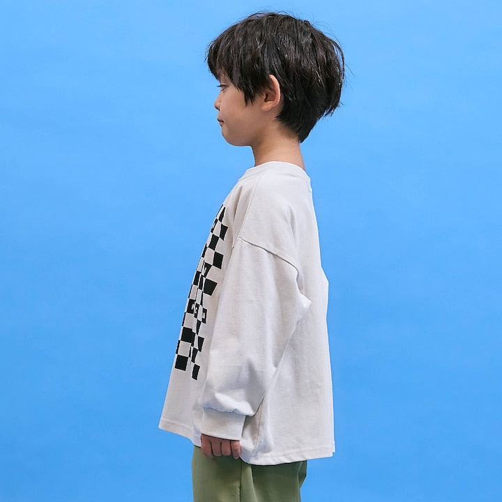 日本童裝 b・R# 防污系列 吸水速乾【不易變形】2Way 前後兩著 格子印花上衣 110-150cm 男童款 夏季 TOPS